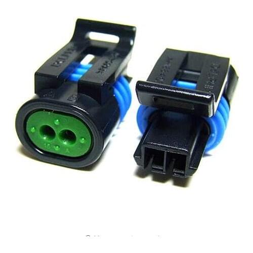 Free shipping 5pcs for Delphi 2pin Female Sensor Connector Sealed Auto Connector 12162195 12162193
