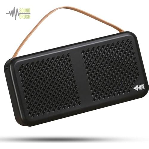 Sound Crush HYPER WAVE Bluetooth Speaker NFC 20W Loud Stereo Deep Bass Classic Design Touch Buttons High Power Wireless Speaker