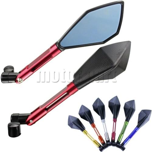 CNC Aluminum Mirror Accessories Motorcycle Side Rearview Mirrors For Ducati Monster 821 Dark/Stripe Hypermotard 796 939