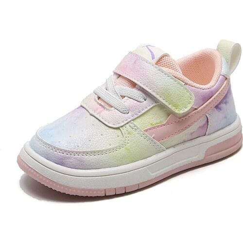 Children sports shoes 2021 spring fashion hook&loop kids flats shoes boys girls casual shoes lightweight kids shoes footwear