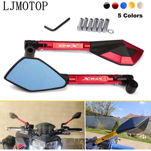 For YAMAHA XMAX300 XMAX 125 XMAX 400 X-MAX 250 300 400 2018-2021 Motorcycle Accessoires Rear View Rearview Mirrors Side Mirror