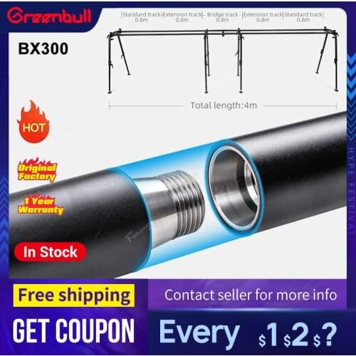 Greenbull BX300 Extended Track 32 * 800mm Load-Bearing Aluminum Alloy SLR Camera Pan-Tilt Slide