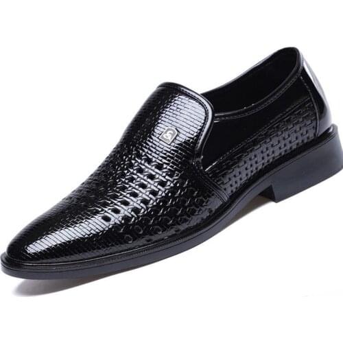 HDKSFHKE Mens Leather Shoes