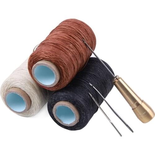 KAOBUY Leather Sewing Shoe Repair Tool Awl Hand Sewing Awl Leather Tool Needle Tool Kit Leather Craft Sewing Supplies