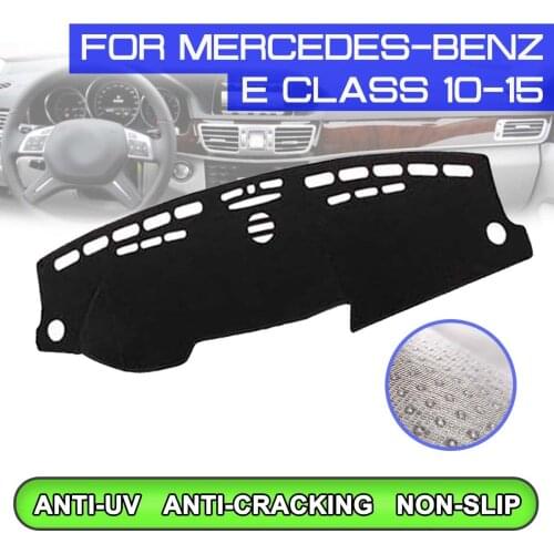 Car Dashboard Mat Anti-dirty Non-slip Dash Cover Mat UV Protection Shade for Mercedes Benz E Class 2011 2012 2013 2014 2015
