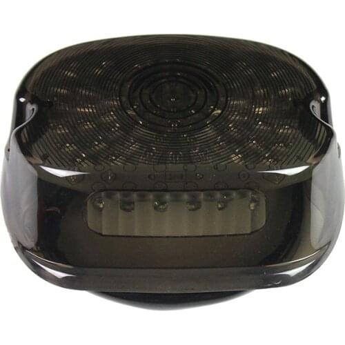 Red 12V 30W Aftermarket LED Tail Lamp Brake Light Replacement for Motorcycle Dyna FL Eleectra Glides Road Kings