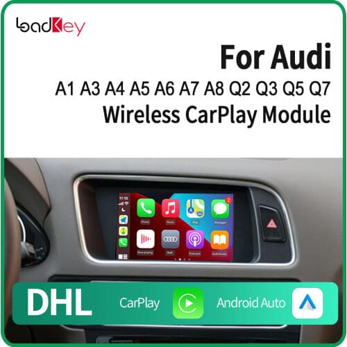 LoadKey & Carlinkit Wireless Apple CarPlay Dongle Android Auto Decoder for Audi A3 A4 A5 A6 A7 A8 MMI 3G+ Multimedia Smart Box