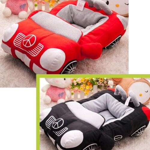 Cool Pet Dog Bed Fashion Car Shape Cat Nest Soft Puppy House Warm Cushion For Teddy Chihuahua Kennels Kitten Padded Sofa