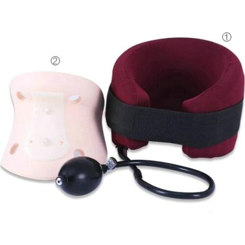 Neck Support Air Inflatable Cervical Traction Device Collar Massager Spine Correction Therapy Adjustable Stretcher Stretching
