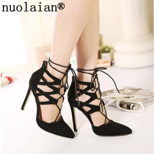Nuolaian Womens High-heeled Shoes