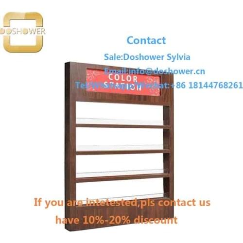 Display shelves salon with rack for nails polish for nail polish racks acrylic