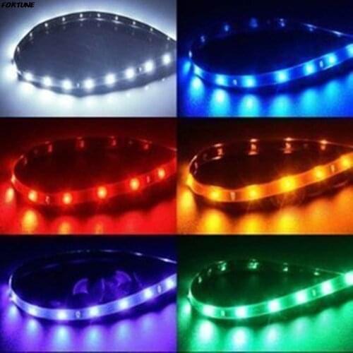 30cm Waterproof DC 12V LED Car Soft Lights Strip Motor Strip SMD Underbody Decorative Strip Light For Car Motorcycle Decoration