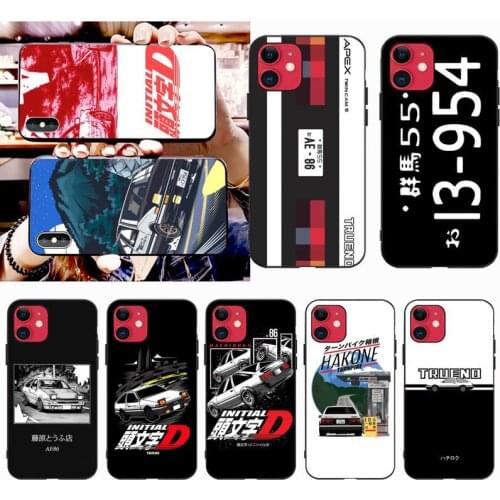Japan Classic Comic Initial D JDM AE86 Phone Case For iphone 12 11 Pro Max Mini XS Max 8 7 6 6S Plus X 5S SE 2020 XR Cover