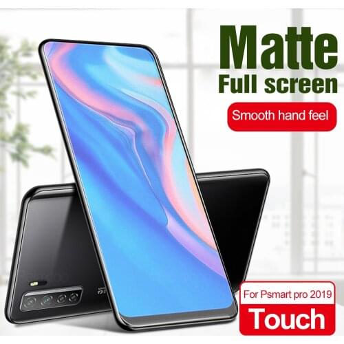 Protective filmTempered Glass for Huawei honor 9a 10i 9c 30 9s 20 lite 7apro p smart pro Matte Anti-fingerprint Screen Protector
