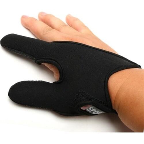 1Pcs Diving Cloth Fishing Gloves Half Protector Anti-Slip Anti-cut Two Finger Rod Wear Fish Catch Fingerless Outdoor Accessory