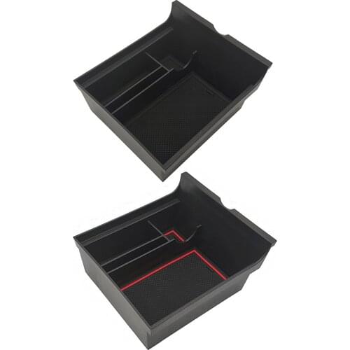 2021 Console Multifunction Container Tool Bags Silicone Liner Mats Organizer Trunk for Tesla Model 3 Accessories