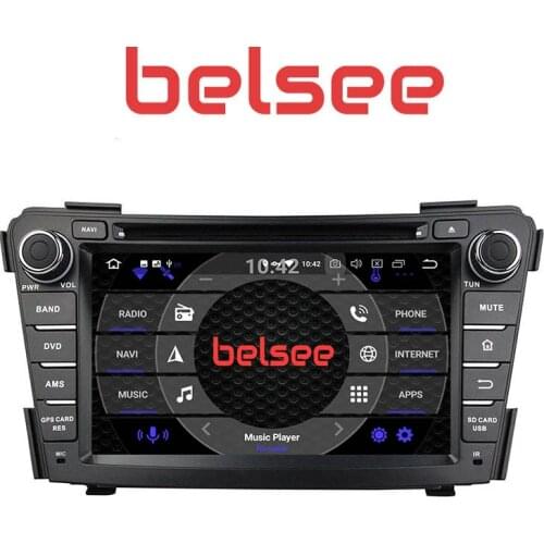 Belsee Car DVD GPS Android 10 Head Unit Car Multimedia System Audio Player Touch Screen HD for Hyundai i40 2011 2012 2013 2014