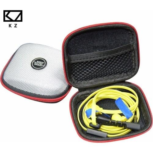 Minimalism Earbud Case Storage KZ Headphone Bag PU Leather Waterproof Storage Box Hard Case For Small Electronic Part