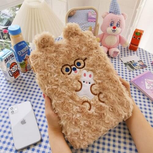 Korean Ins Tablet Case for Ipad 11 10.5 9.7 Inch Liner Bag Soft Shockproof Protective Cover Storage Pouch for Apple Ipad