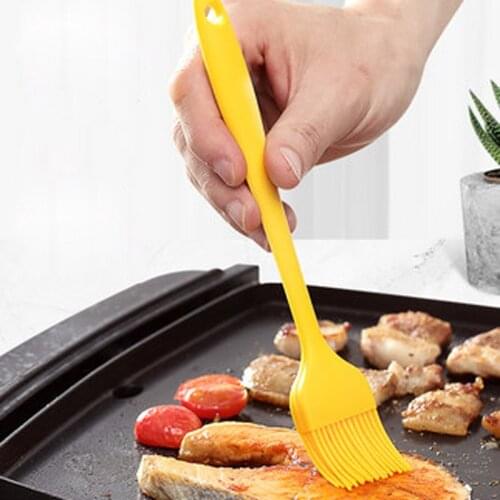 Integrated Silicone Food Brush High Temperature Barbecue Brush Baking Oil Brush Pancake Brush Non-lint Kitchen Pancake Brush
