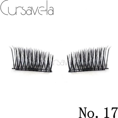 Magnetic eyelashes Fake Eyelash Natural Long Magnet Eyelashes Handmade Lashes ECT001 (2