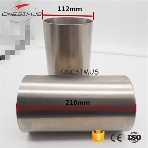 OEM ME013333 106*112*210mm 4pcs Engine Cylinder Sleeve(Crankcase) Liner for mitsubishi 4D33 15B