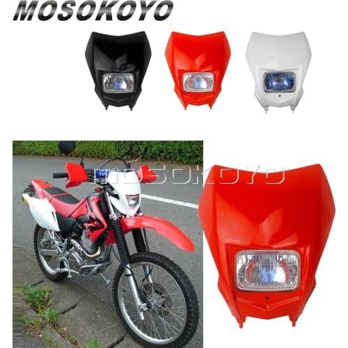 Motocross MX Enduro Headlight For Honda CRF150F CRF230F Supermoto Dirt Bike Headlamp Universal For Yamaha Suzuki2015-2020