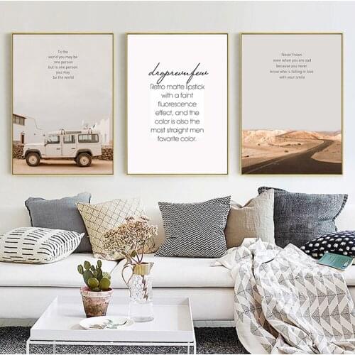 Personalized Nordic Landscape Painting Posters And Prints Wall Art Canvas Painting For Living Room Wall Picture Modern Decor