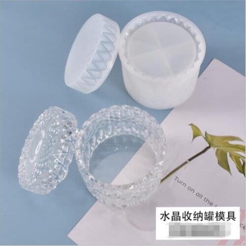 Transparent Silicone Mould Dried Flower Resin Decorative Craft DIY Crystal storage tank Mold resin molds for jewelry