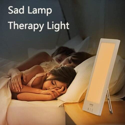Light Therapy Lamp UV Free 12000 Lux Sun Lamp with Adjustable Brightness Levels and 360° Rotatable Sfor Home/Office/Travel