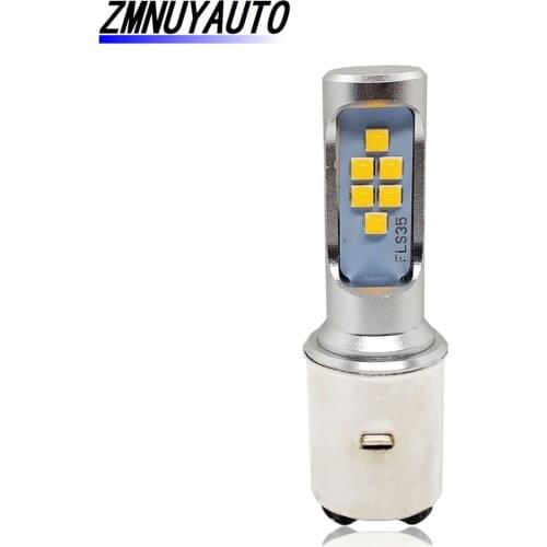 H6 BA20D LED Motorcycle Headlight Bulbs Fog Light 1200LM DRL Lamp Golgen Yellow Scooter Accessories Moto DRL Lights For Suzuki