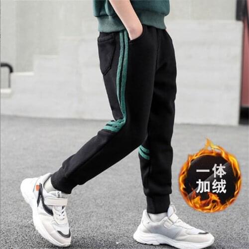 Warm Sport Pants 2020 New Boys Trousers Fashion cotton Casual Kids Pant Teenage Children Clothes For Boys 5 6 8 10 12 14 Year