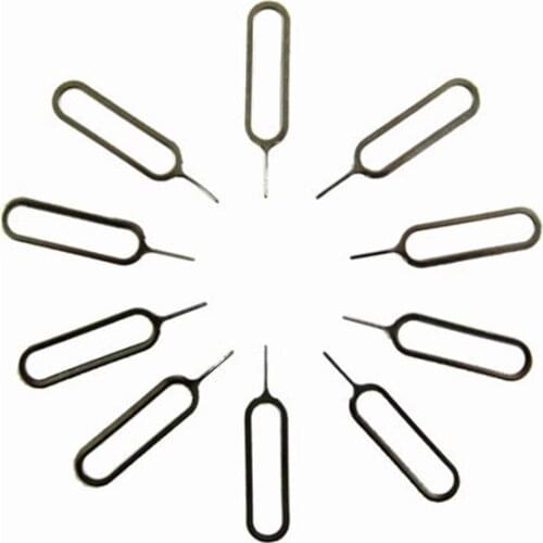10x SIM Card Tray Removal Remover Eject Pin Key Tool For iPhone 5 5S 5C 4 4S 3G 3GS 6 Plus samsung galaxy s4 S5 S3 s6 xiaomi mi3