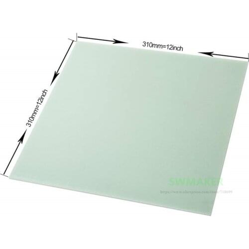 310x310x3mm Creality 3D Printer Platform Polypropylene Build Plate for CR-10 CR-10S Easy to Remove Good Adhesive Smooth Surface