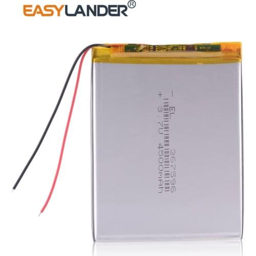 357595 3.7V 4500mAh Rechargeable Li-Polymer Battery For Tablet PCs Prestigio PMT3037 3038 3G power bank 357694 357496