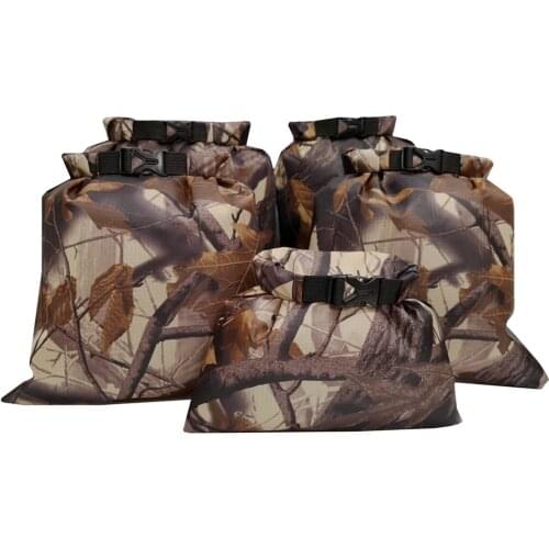 5 Pcs/Set Outdoor Waterproof Bag Pack Sack Swimming Fishing Camping Storage Dry Bag Rafting Kayaking River Trekking Bags
