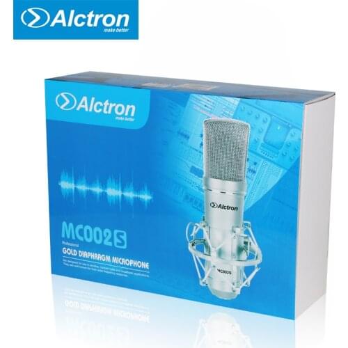 Alctron MC002S professional FET condenser microphone recording microphone for boardcasting studio and stage with box packaging