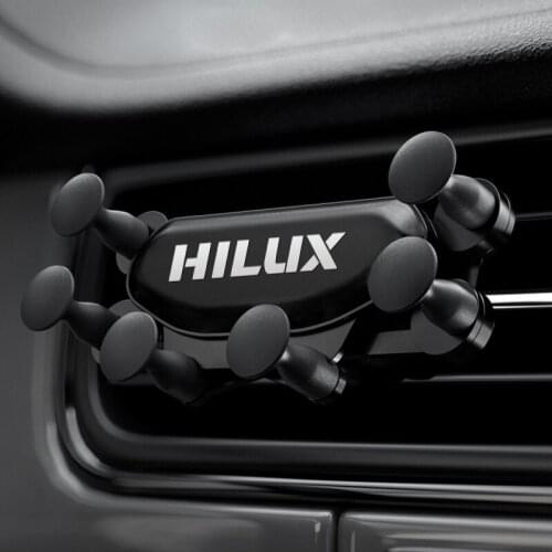 Car Mobile Phone Holder Air Vent Mount Stand Cell Phone Holder for Toyota Hilux surf vigo revo 2017 2018 Accessories