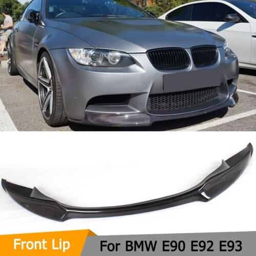 Car Styling Carbon Fiber Auto Front Bumper Lip For BMW E90 E92 E92 M3 Sedan Coupe Convertible 2008-2013