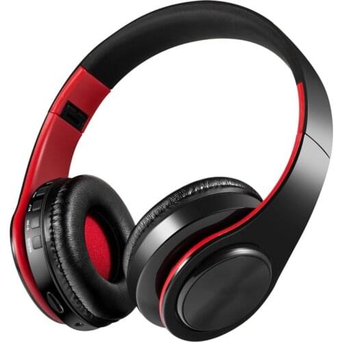 HIFI Stereo Earphones Bluetooth Headphone Music Headset FM and Support SD Card with Mic for Mobile Xiaomi Iphone Sumsamg Tablet