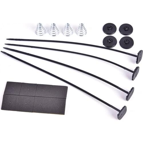 1Set Zip Ties Straps Tabs Springs Electric Radiator Fan Tie Strap Mounting Kit Hot