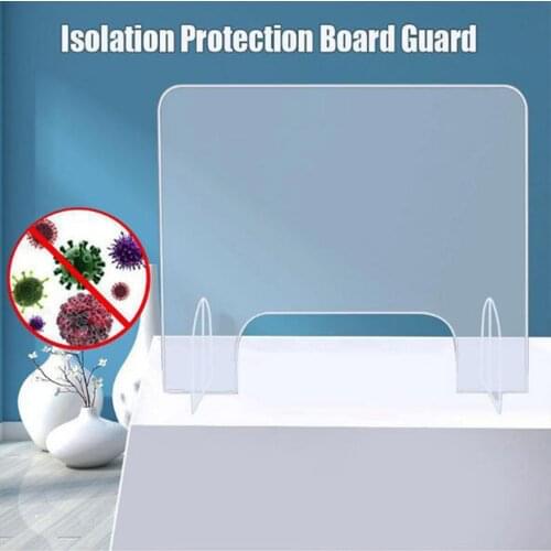 Nail Salon Desk Sneeze Cough Guard Screen Safety Protection Various Size Sneeze Guard Shield for Counter Desk​ Counter Top