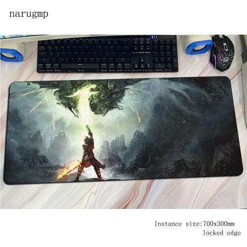 Dragon age padmouse hot sales accessory 90x40cm mouse pad cute gaming enterprise rubber mats keyboard large mouse mat gamer