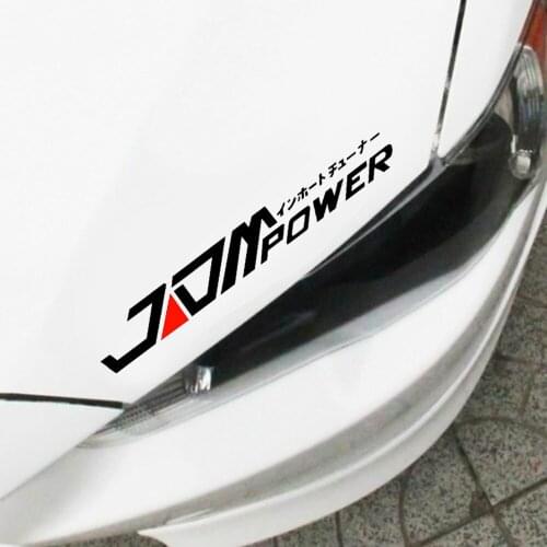 Hot JDM Creative Car Sticker Waterproof Creativity Styling Fashion Sunscreen Windshield Car KK 28*4cm Vinyl