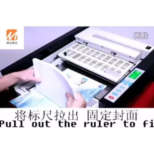 Desktop electric glue binding machine wireless perfect book hot binder TX-380