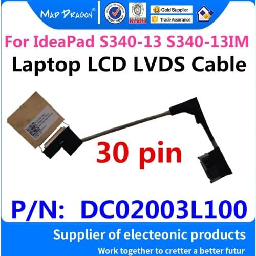 New original Laptop LCD LVDS Cable LCD EDP Video Cable For Lenovo IdeaPad S340 13 S340-13 S340-13IML EL334 DC02003L100