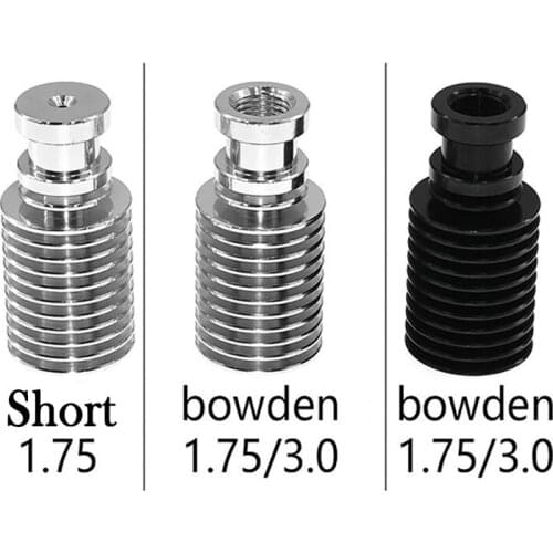 Heatsink Direct Filament Bowden For V6 J-head Wade Extruder 1.75mm/3.0mm 3D Printers Parts Accessories Short Long Distance