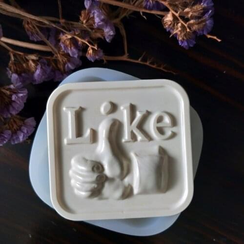 QT0203 PRZY Silicone Mold Thumbs up Soap Molds Gypsum Chocolate Candle Mold Fondant Mould Like Clay Resin Eco-friendly