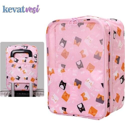 Shoe Bag for Travel Portable Storage Bag for Shoes Underwear Socks PVC Waterproof Travel Case Bag Cosmetic Makeup Case