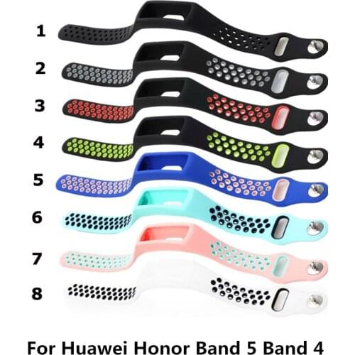 High Quality Fashion Silicone Smart Wrist Watch Strap for Huawei Honor 5 4 Smart Watch Silicone strap Standard Version Factory